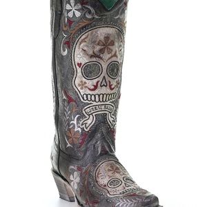 Corral Sugar Skull Women’s Embroidered Boots